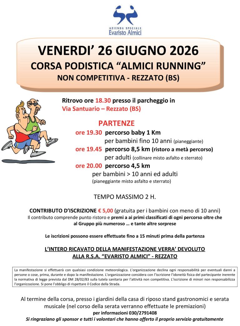 Almici running